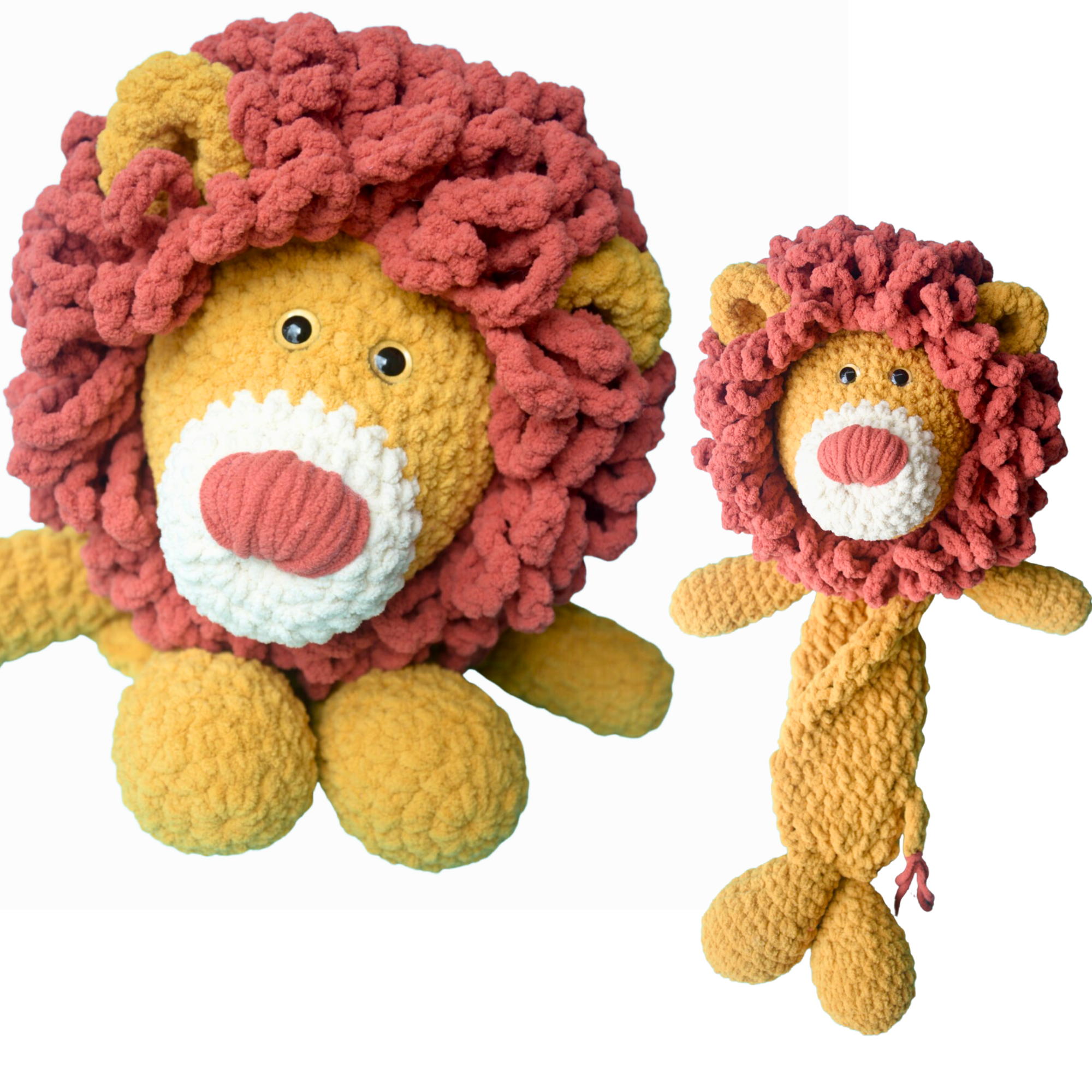 Amigurumi Lion Crochet Pattern PDF  Easy Crochet Plushie Pattern for –  Simply Hooked Marcy